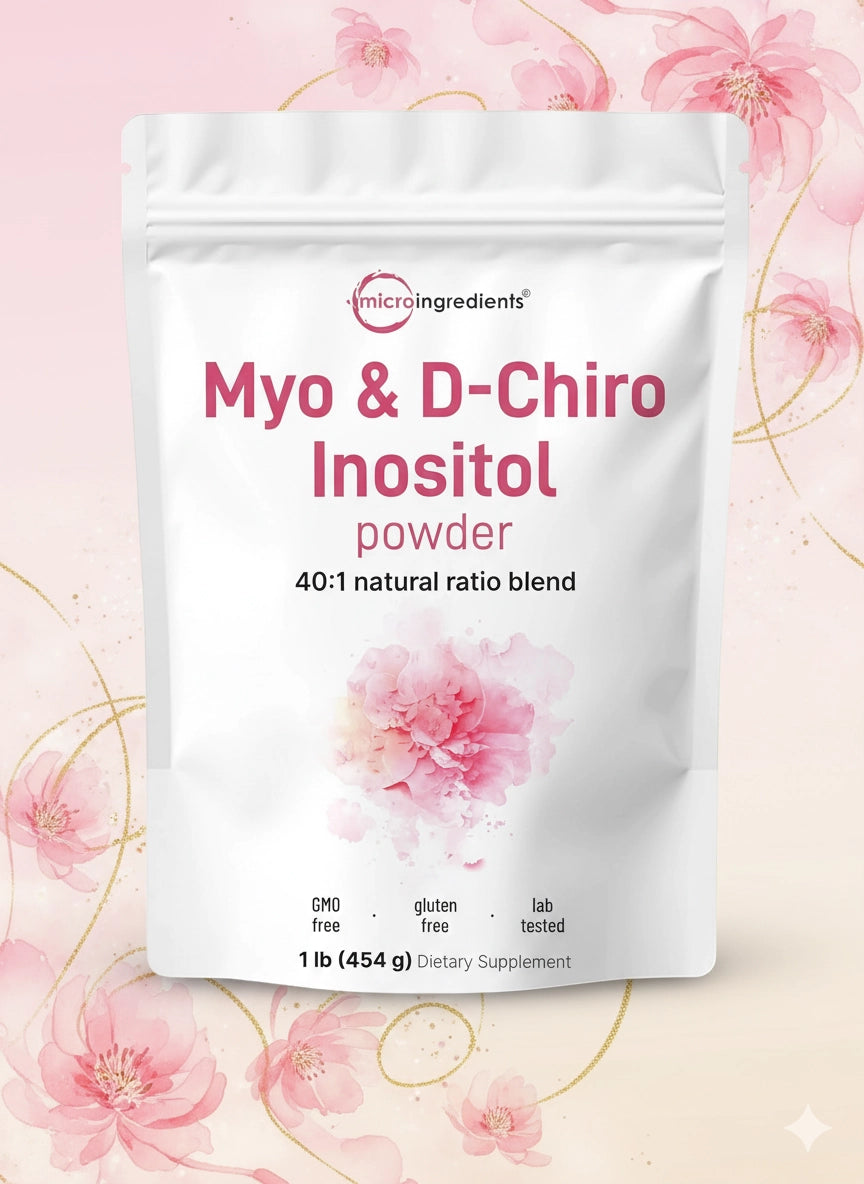 Myo & D-Chiro Inositol - Tu cuerpo no está roto. Solo necesita equilibrio natural.